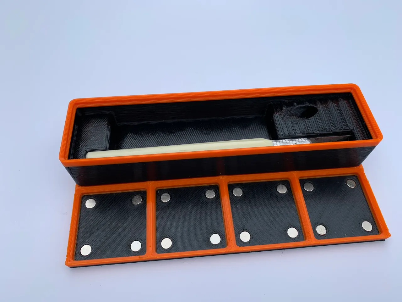 Gridfinity dual-mode knife/tweezer bin by kbob | Download free STL