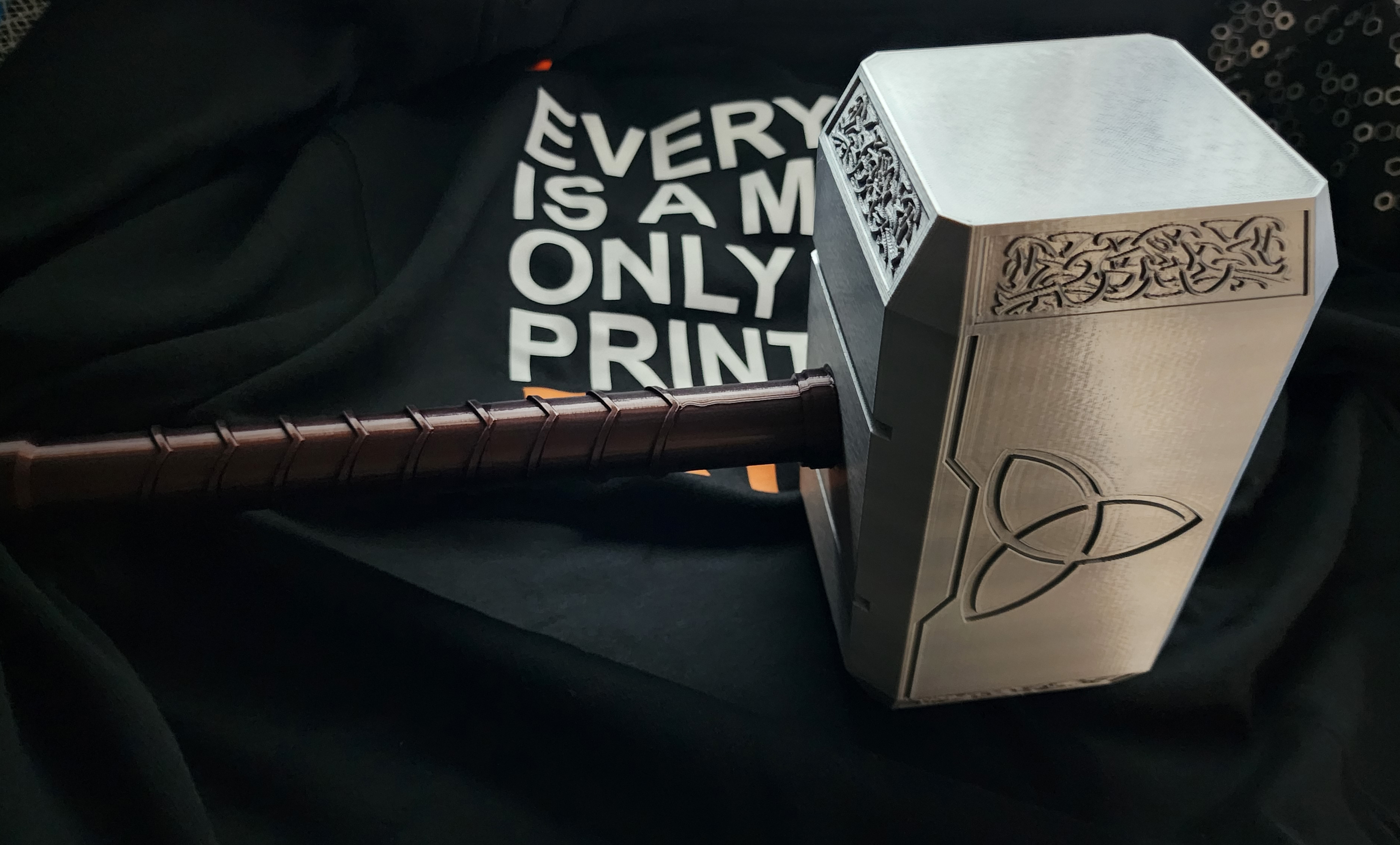 🗲 Full-Size Mjolnir 3-piece screw together (Thor's Hammer) 🗲