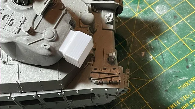 Victoria Miniatures Matilda battle tank turret magnet jig