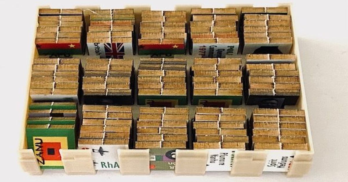 Wargame Counter Storage Box (parametric) by MysteryDough Download