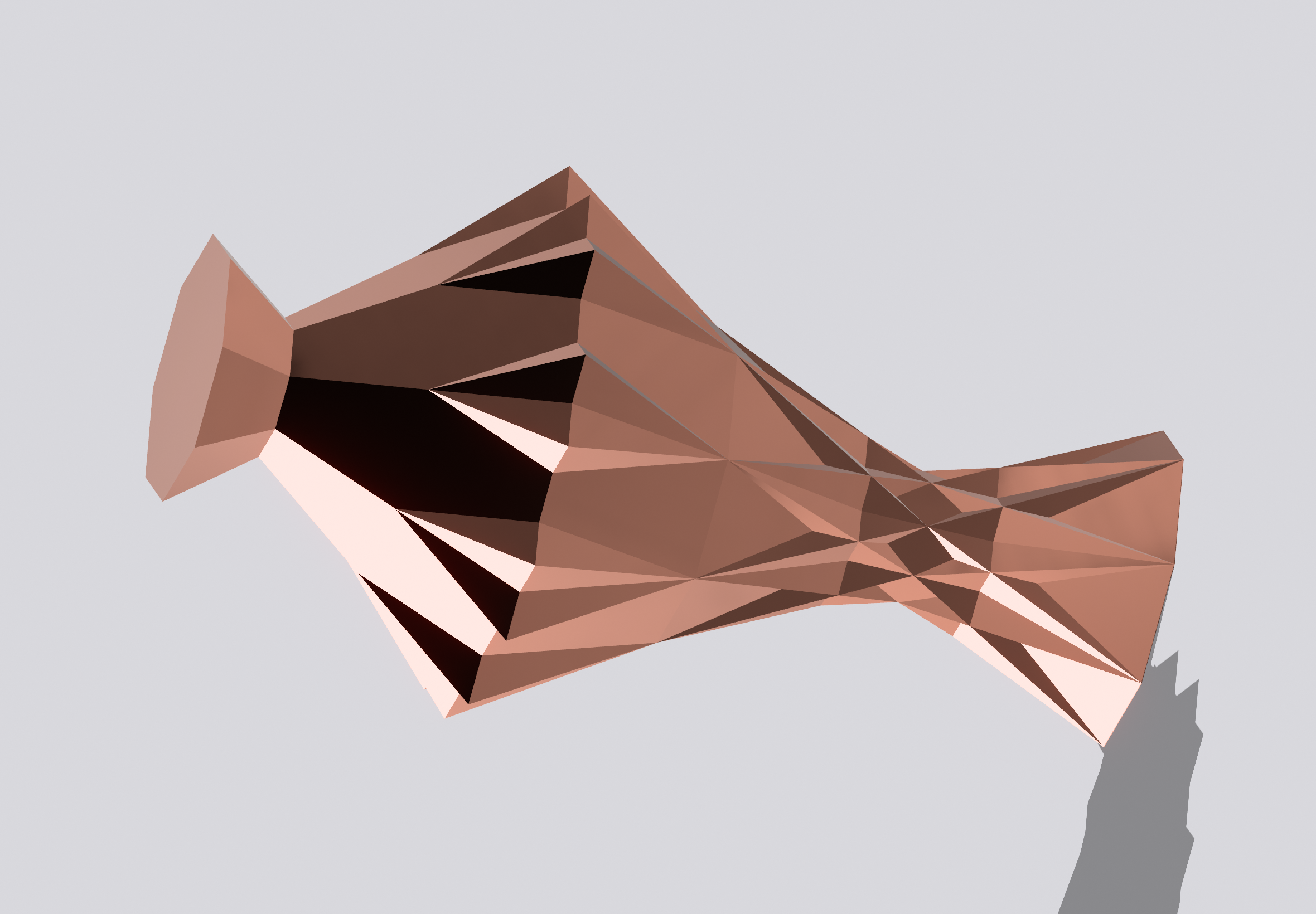 Big geometric vase