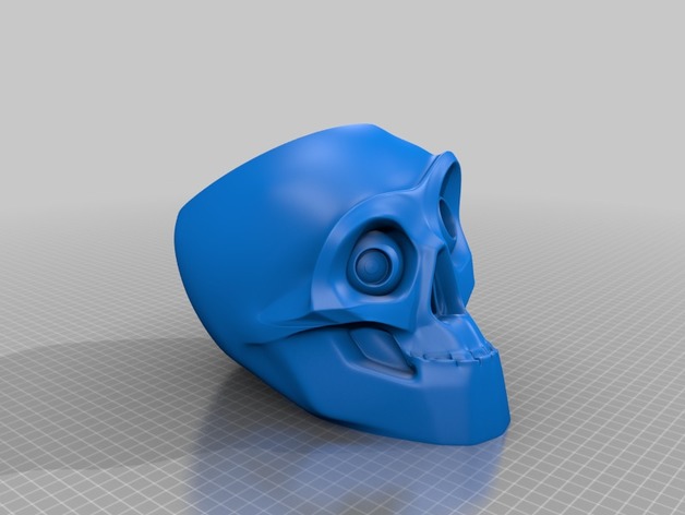 Halloween Candy Skull Bowl by The_Trap__ | Download free STL model ...