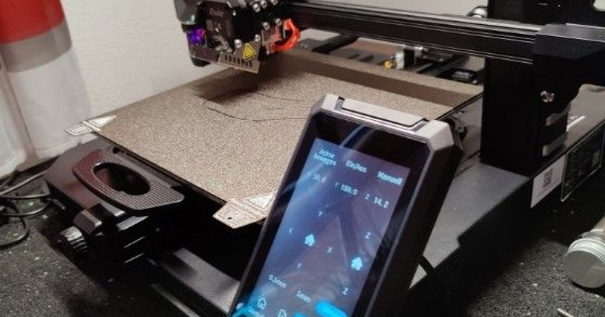 Ender 3 S1 Pro display bracket display holder by Minus97 Download