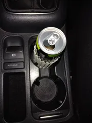 Slim can adapter for car, wave version, vase mode