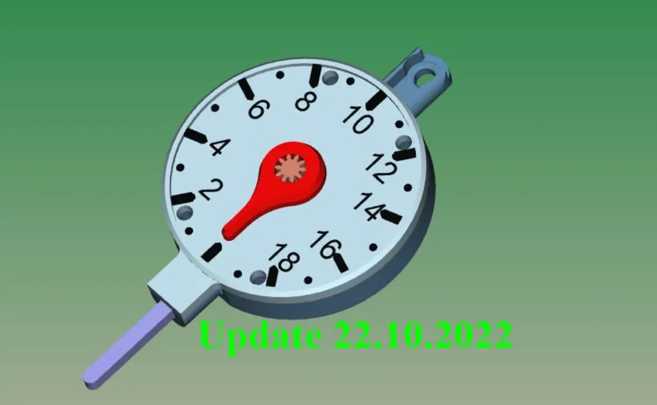Messuhr V2 (20mm) neues Update 16.10.2022 by jofeinmechaniker, Download  free STL model