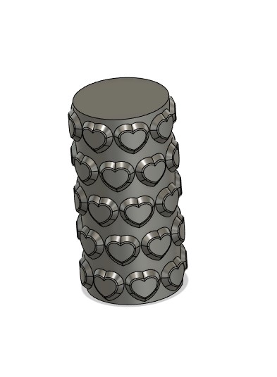 Multi-Heart Vase - Vase Mode