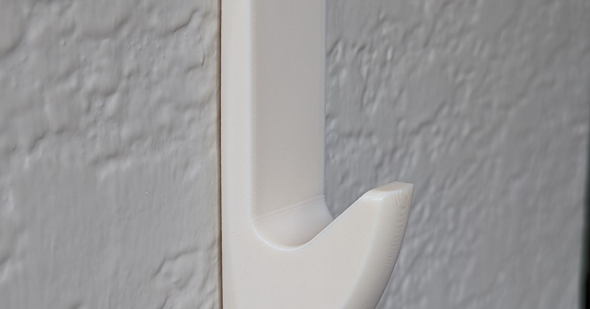 Wall Hook for Large Velcro Command Strip by Alex Download free STL