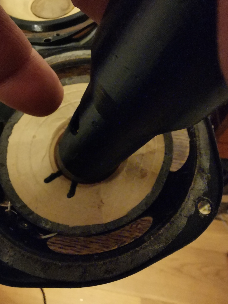 Vacuum Cleaner Adapter for Speaker Dust Cap Dent Removal by OBA