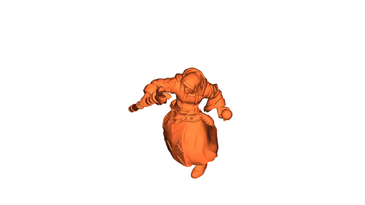 Wizard Miniature (Hero Forge) by MortarstorM | Download free STL model |  Printables.com