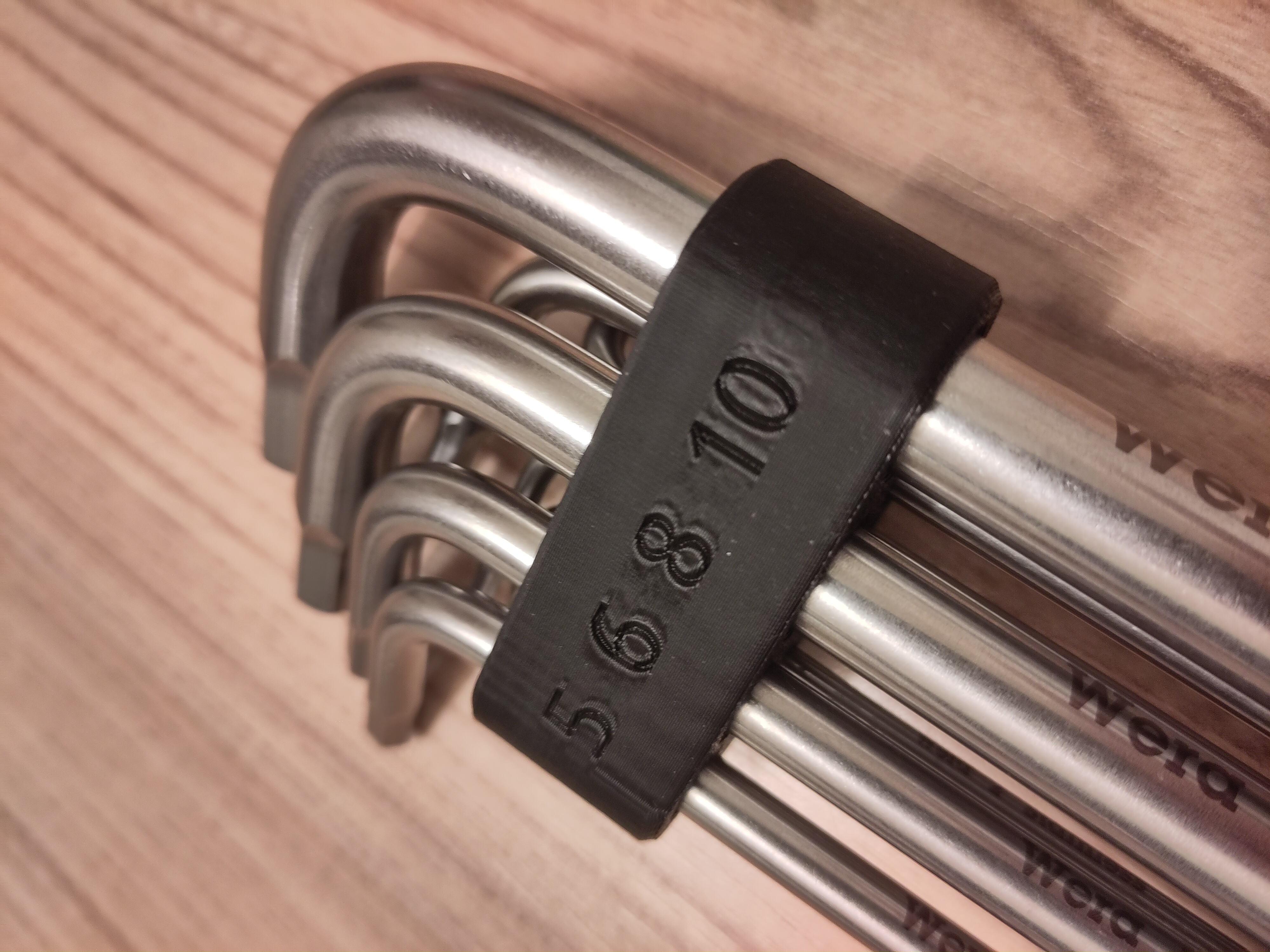 Holder for Wera Stainless Hex Key Set (9 Pieces)