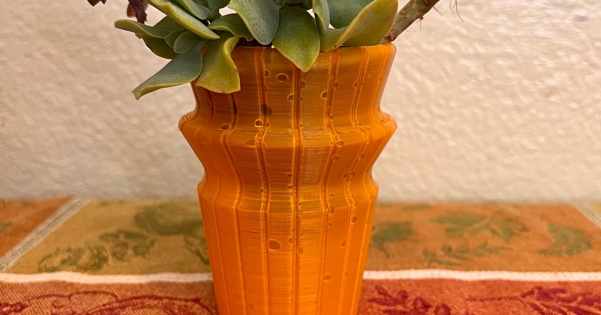 Fancy Vase by SoxfanJr Download free STL model
