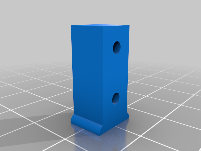 R/C Standard Servo Mount Posts for Custom Pan Car, RC10, etc. by Zedic Download free STL model