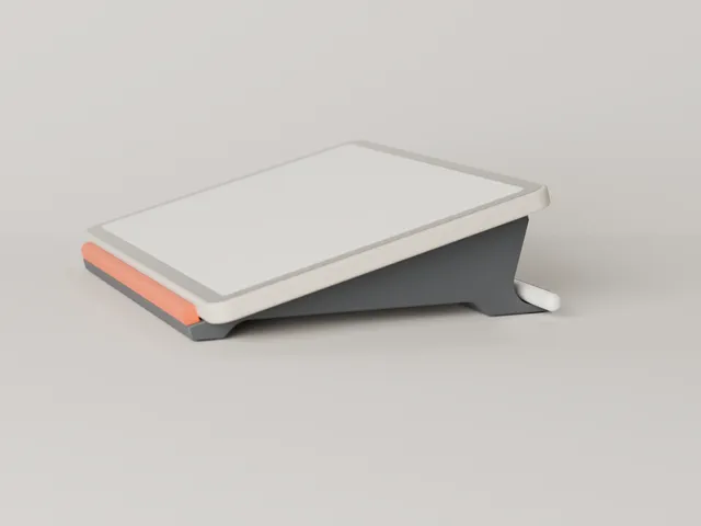 iPad Drawing Stand for Cased Tablets – Low-Angle Wedge With Pen Tray, mini / 11-inch / 13-inch