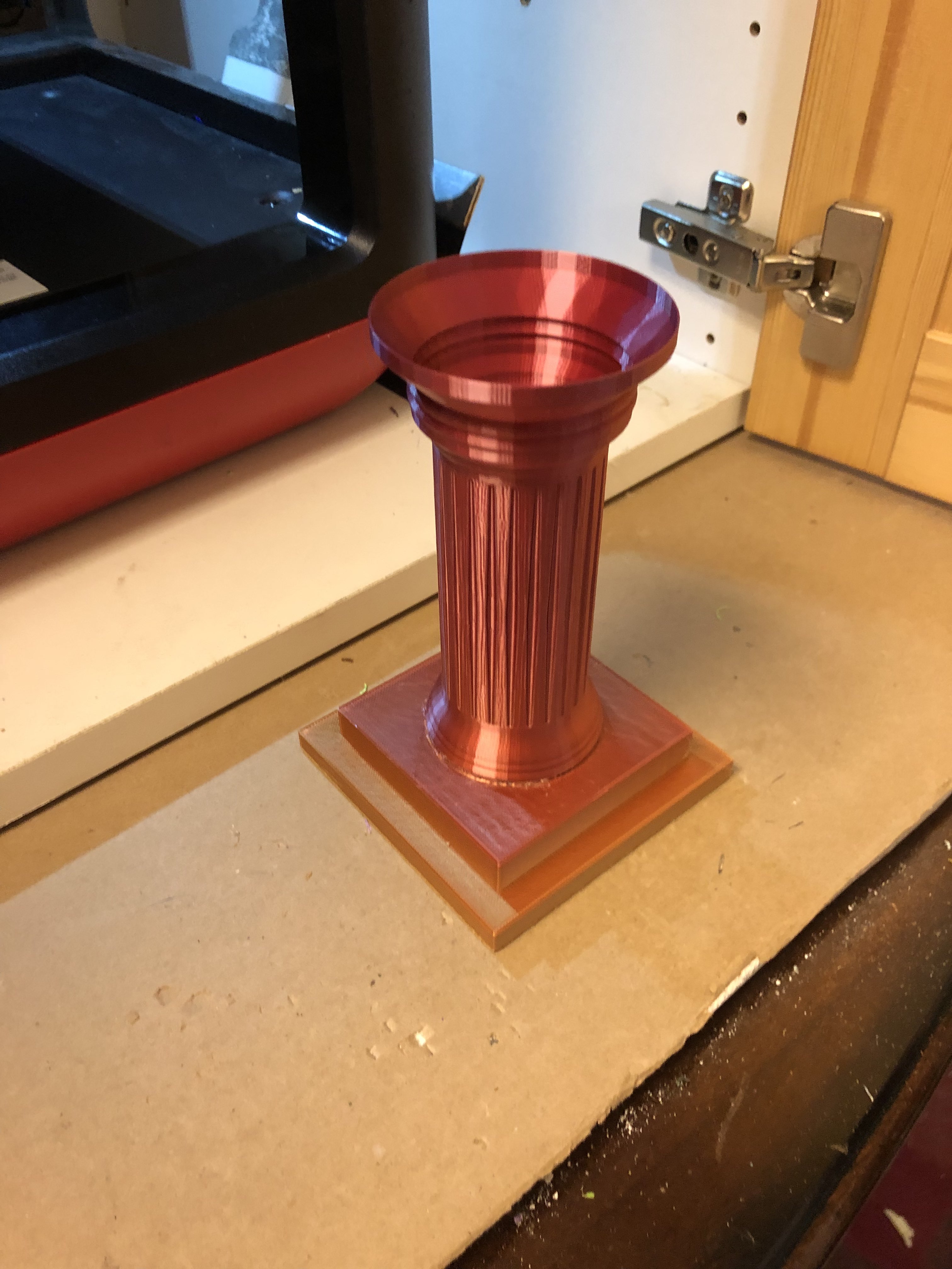 Miniatura 5 do modelo 3D Roman Column Vase