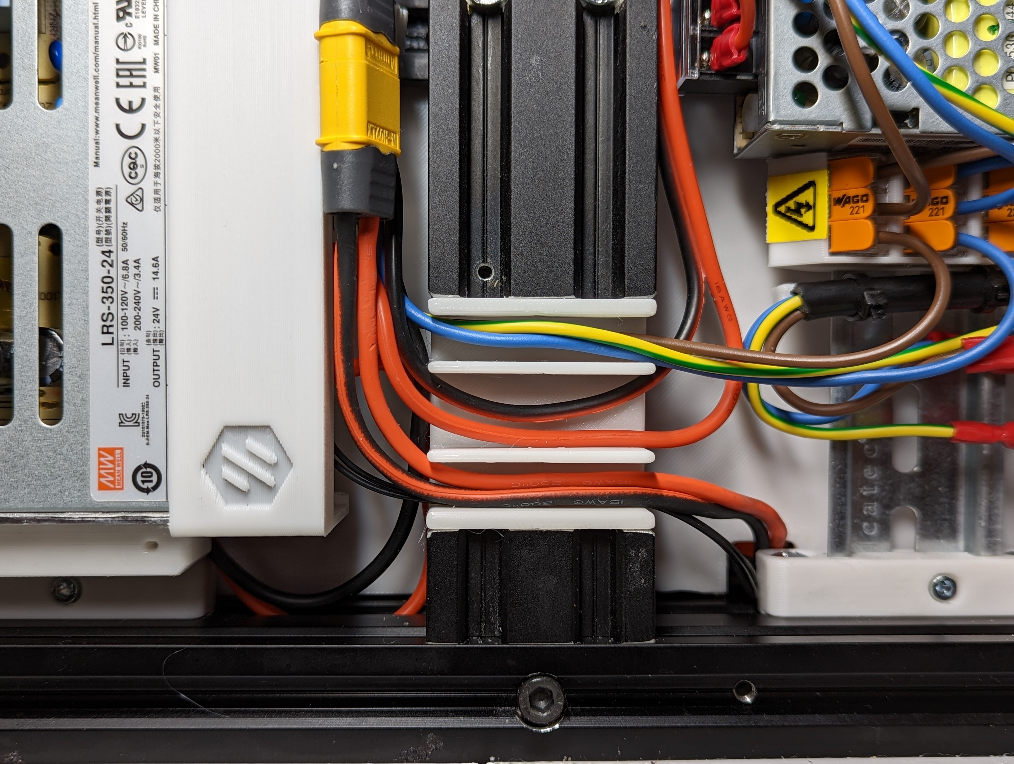 Ender 3v2 cable channel with voron cap