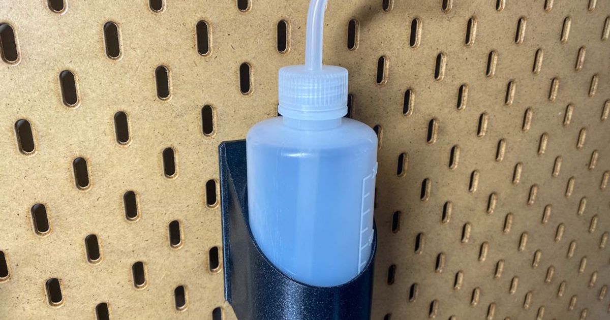 Skadis Holder 61.5mm Solvent Squeeze Bottle (uses heat set inserts) by