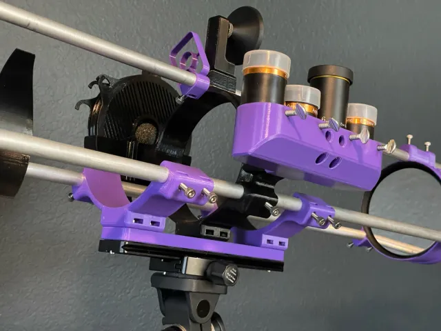 Sturdy Tripod Mounting System for Hadley Telescope