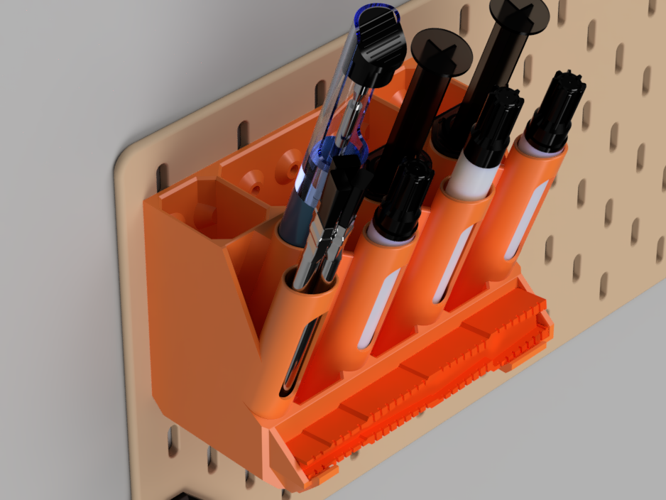 skadis-holder-flux-syringe-and-pen-holder-uses-heat-set-inserts-by