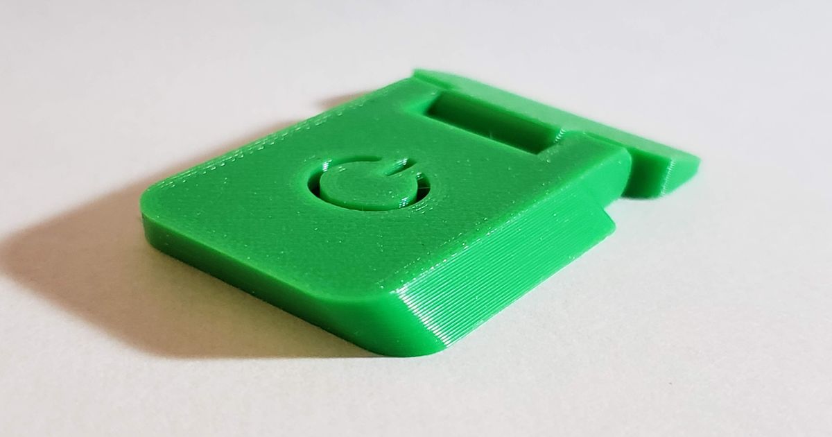 Power Button Cover by Sturm Download free STL model