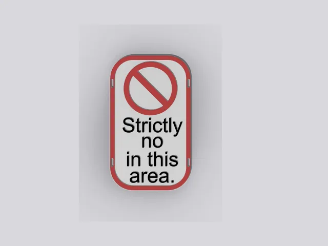 No sign