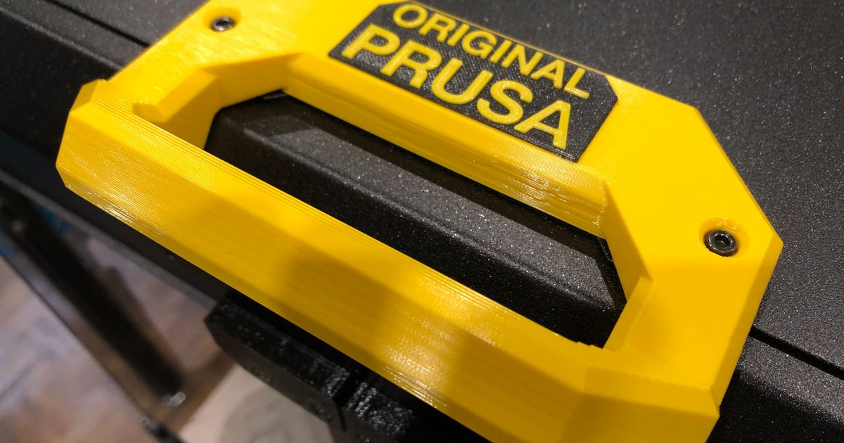 Lid handle for Original Prusa Enclosure "2 colors MMU2S" by Regis