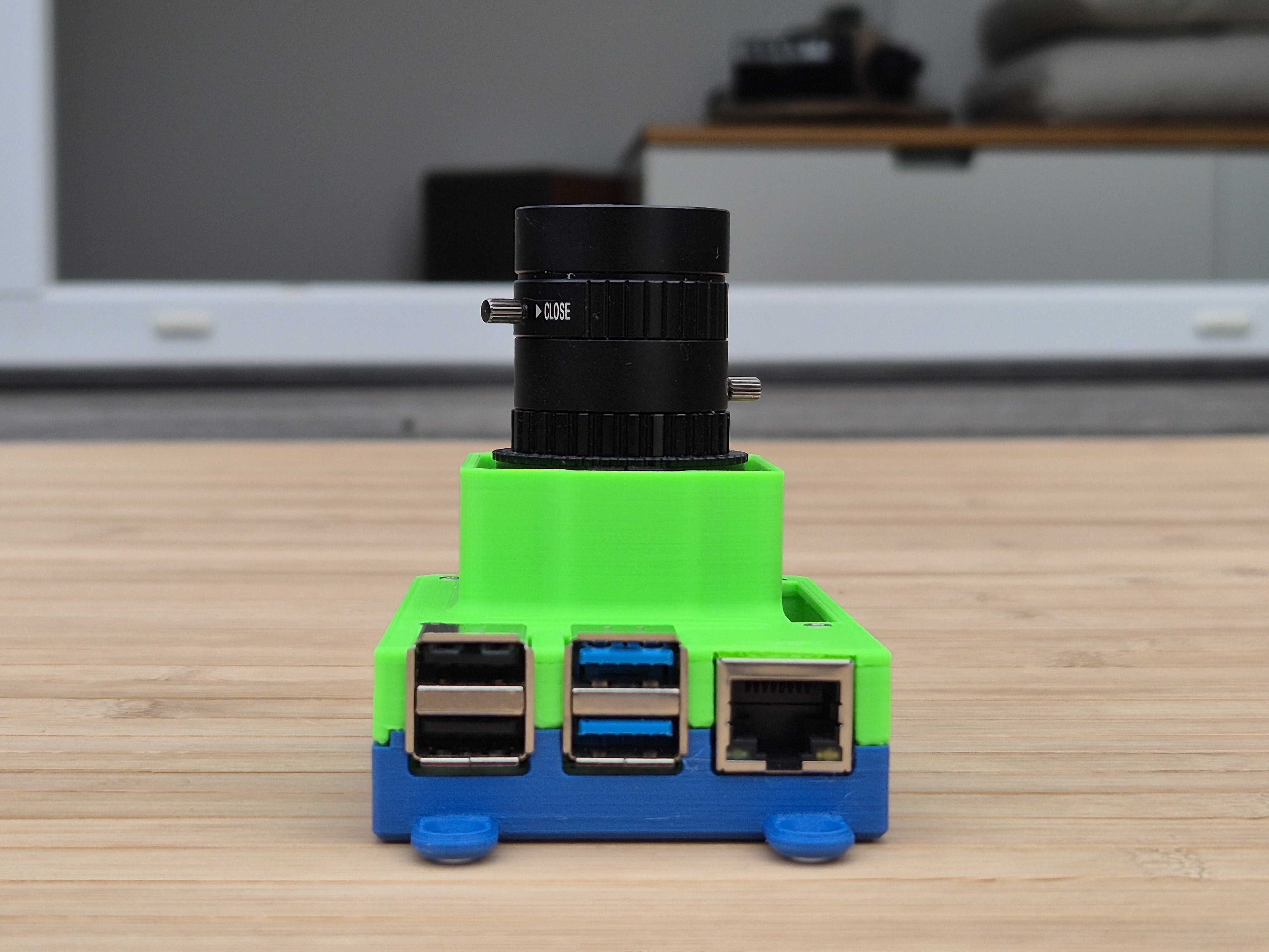 Raspberry Pi4 & Angled mount for Raspberry Pi GS or HD camera — miniatura 6
