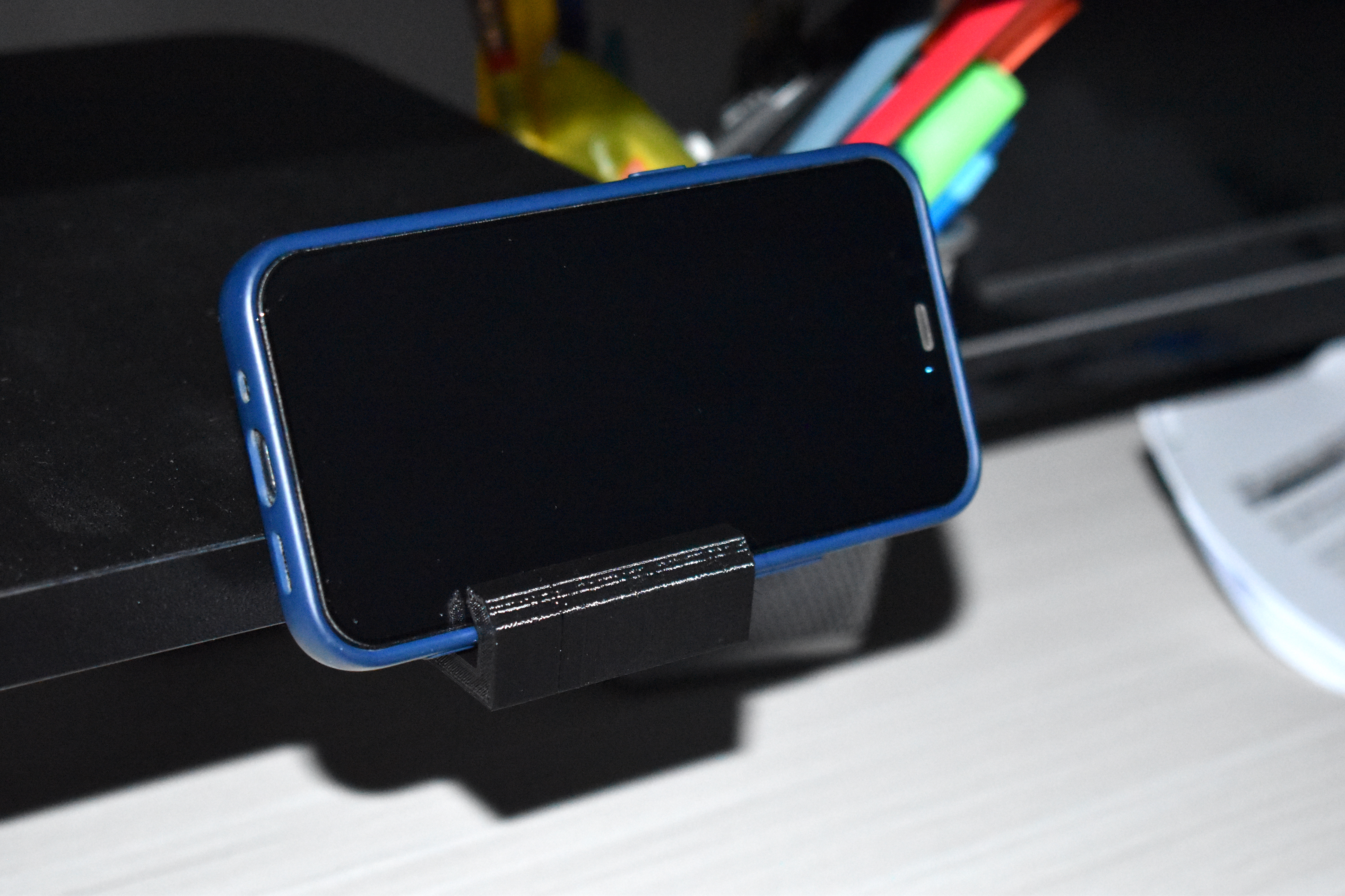 Phone Stand for Edge of Desk - 16mm