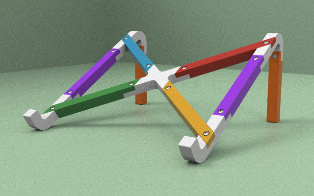 Laptop stand multicolor