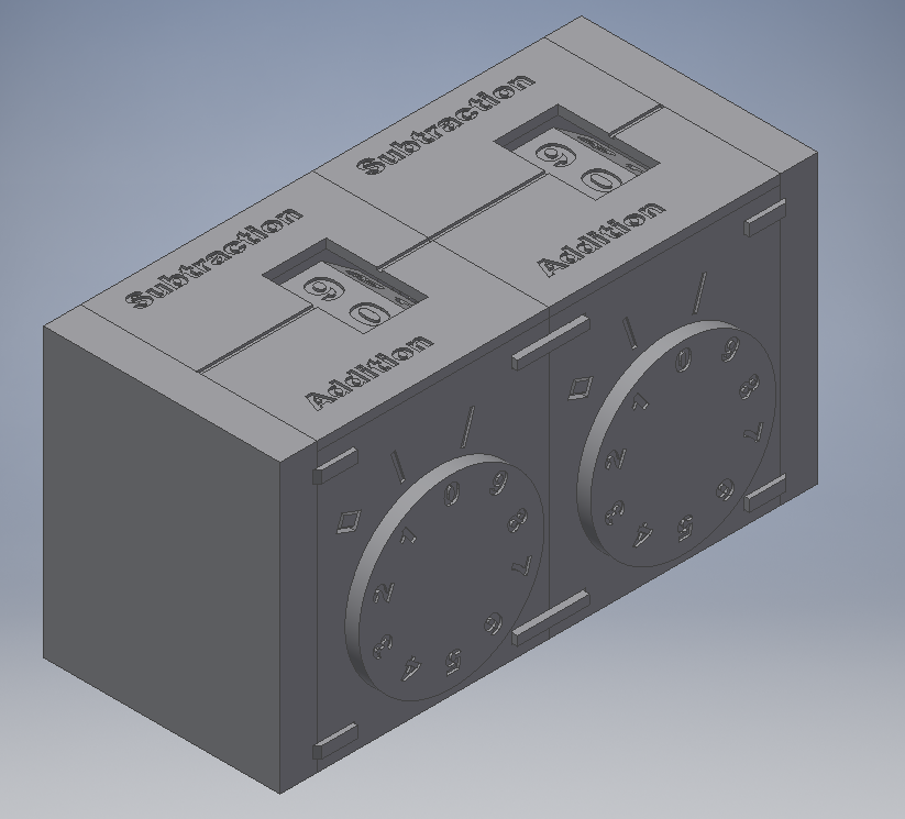 Mechanical calculator (modular design)