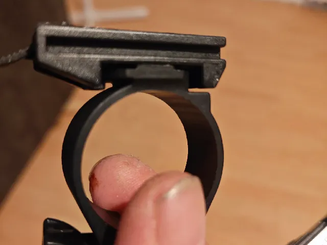 Bike prophete taschenlampen adapter 28mm