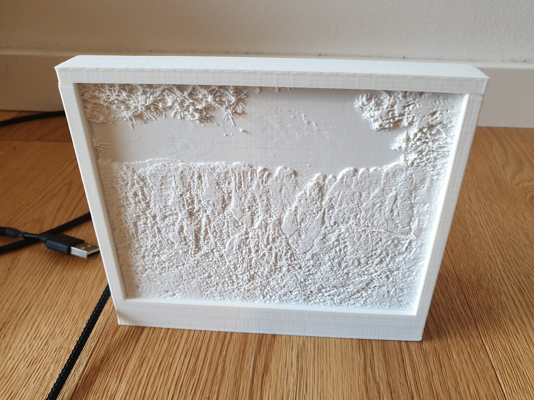 Miniatura 2 do modelo 3D Lithophane Frame