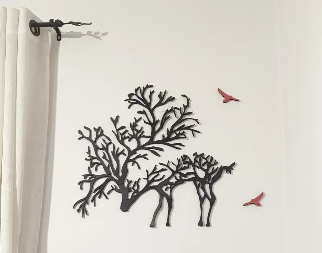 30 Pieces Deer wall decoration