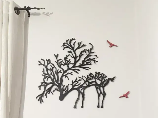 30 Pieces Deer wall decoration
