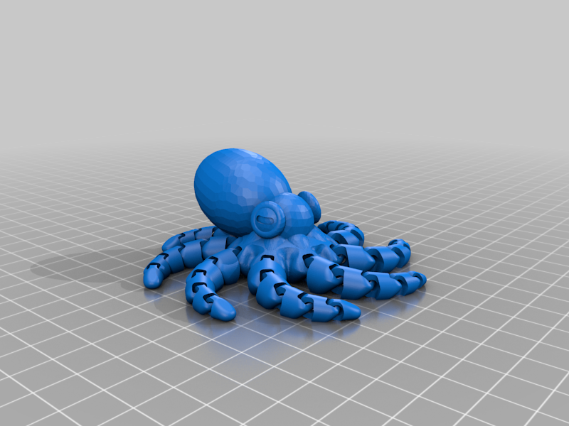 Miniatura 4 do modelo 3D Cute octopus