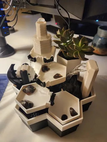 Dual 45 Degree Plateau Fountain
