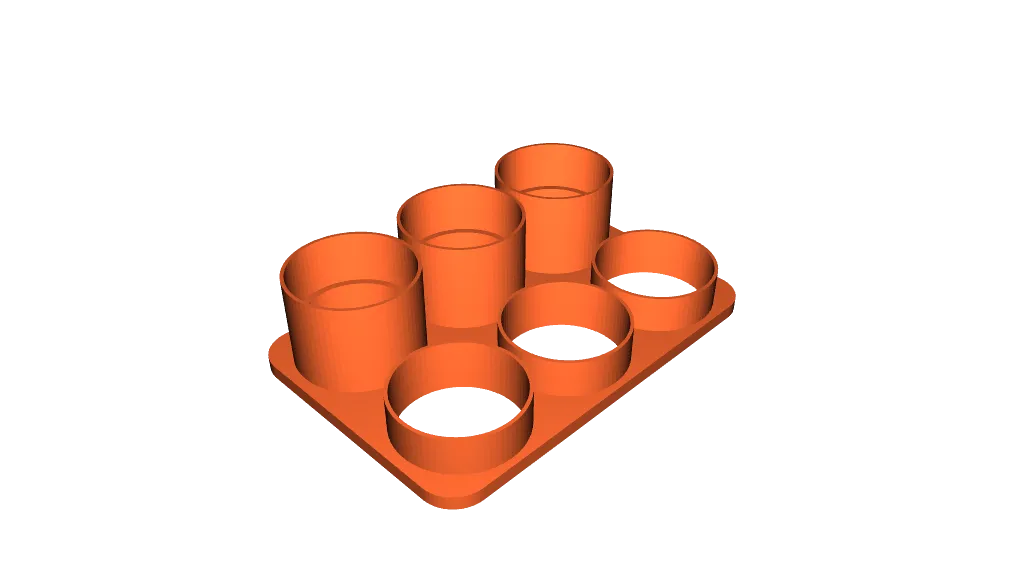 4 Citadel Paint Pot Holder, 3D models download