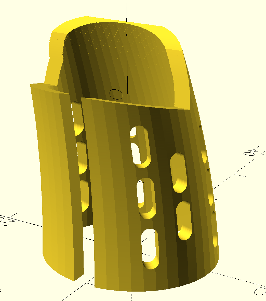 Miniatura 3 do modelo 3D Parametric Finger Splint