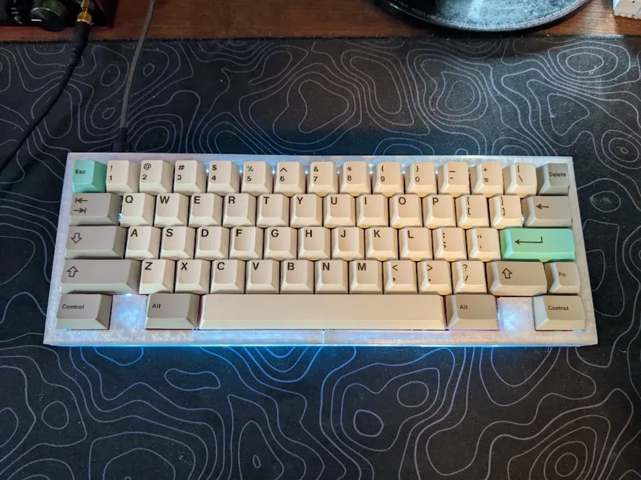 キーボード PLA60 Gasket Mount 60% Hotswap Keyboard PLA60 Gasket Mount 60% Hotswap Keyboard Kit — RNDKBD