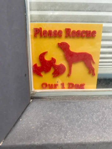Dog Rescue Sign