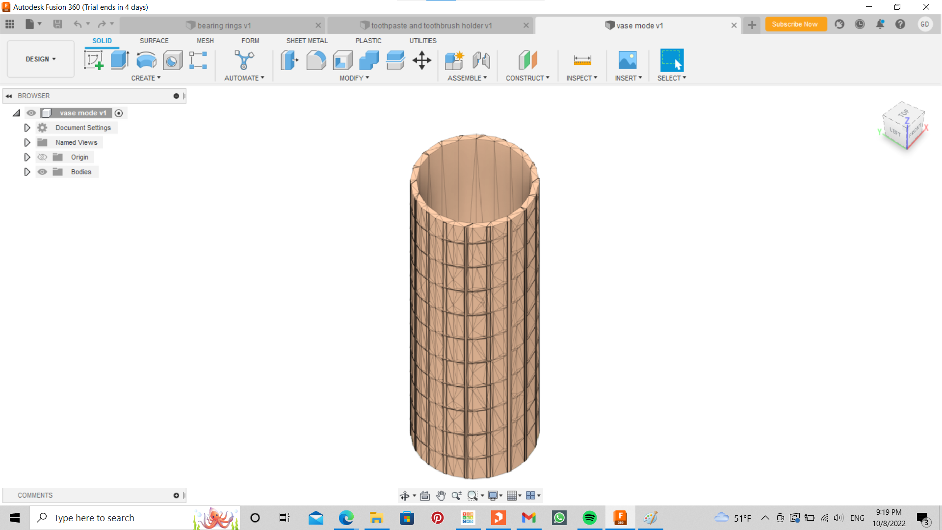 vase model
