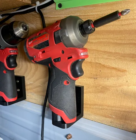 milwaukee m12 drill wall mount