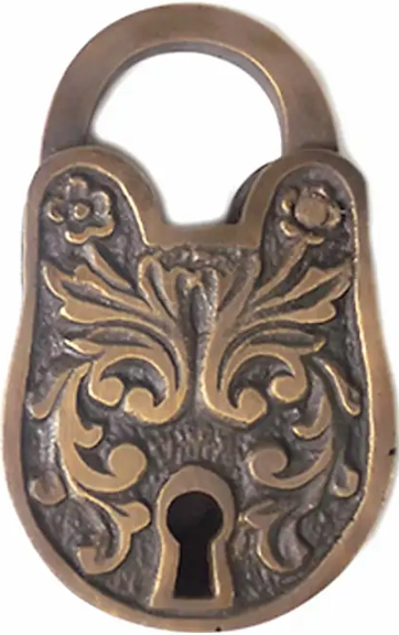antique padlock