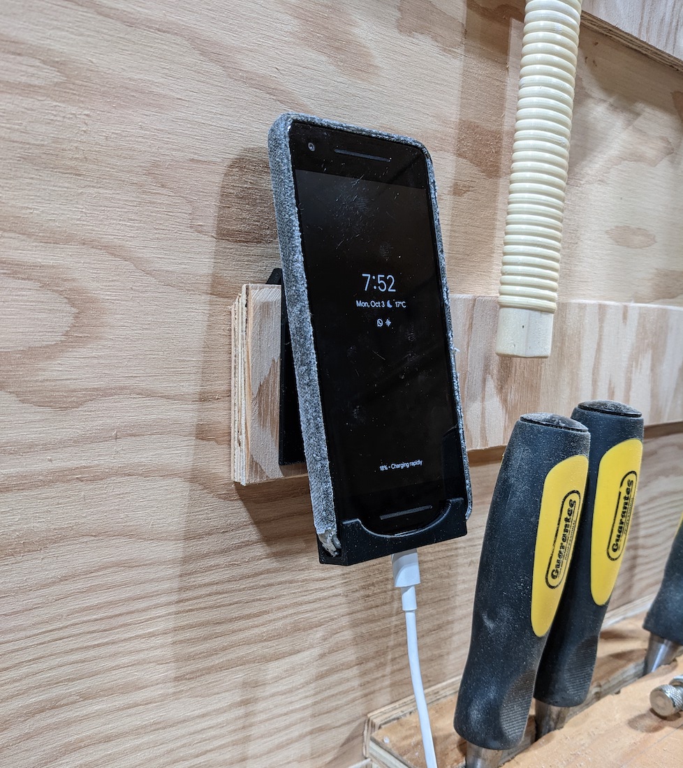 French Cleat Phone Stand