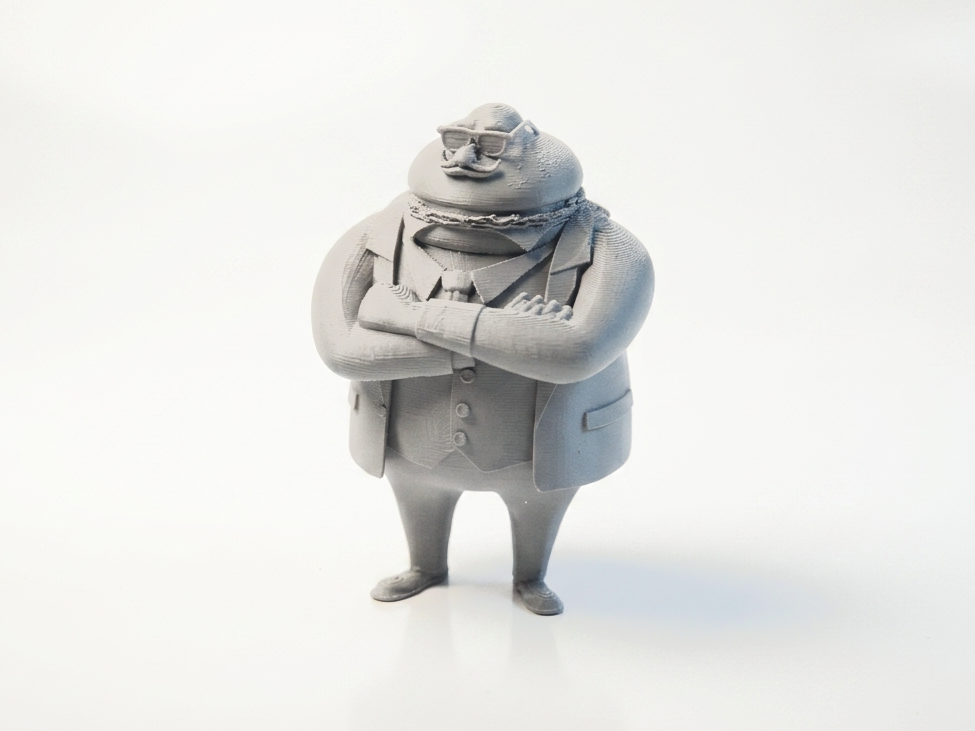 Hamburger Gangster Figurine Character 3D Printable