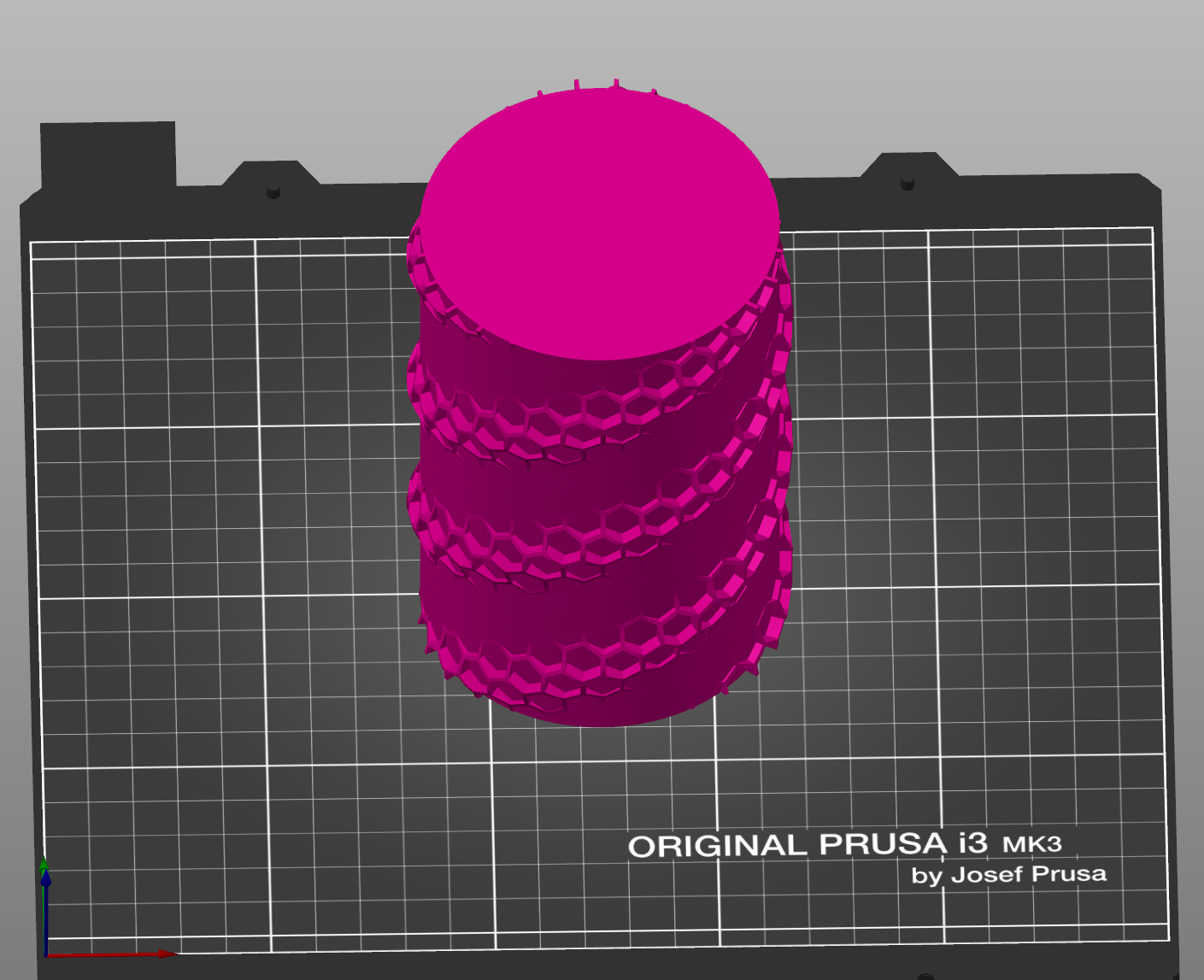 Miniatura 2 do modelo 3D warped hex vase