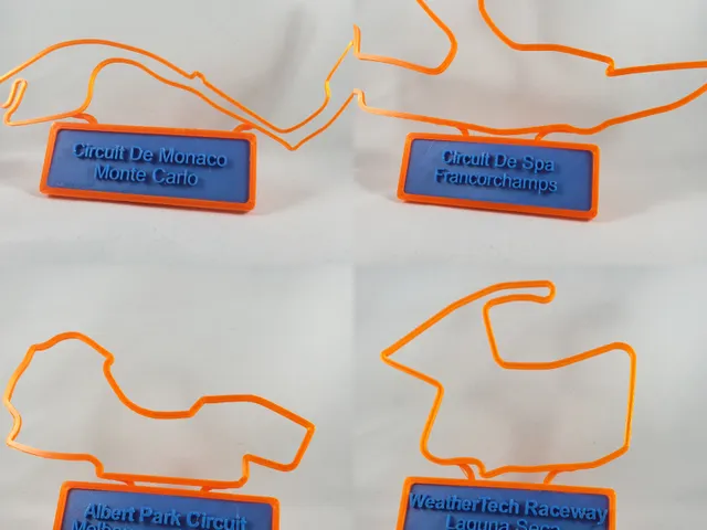 25 Race Track Displays