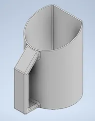 Dog Food Measuring Cup (3/4 cup) - Parametric F360 by tyler