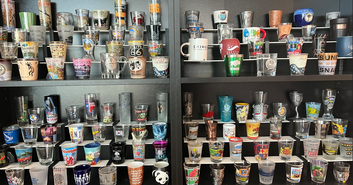 Shot Glass Stand by jofoeus Download free STL model