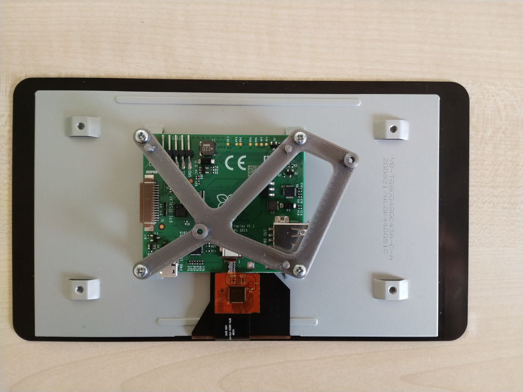 Raspberry pi 7 inch touchscreen adapter for original raspberry pi 1b by
