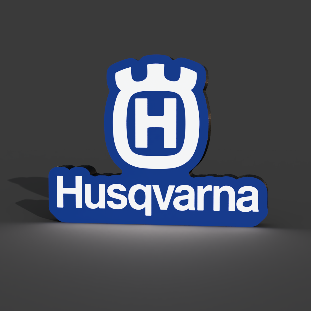 Husqvarna Logo Lightbox LED Lamp